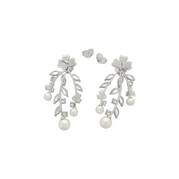 Precious Pansy Linear Earrings | Kate Spade New York KATE SPADE New York Precious Pansy Chandelier Earrings
